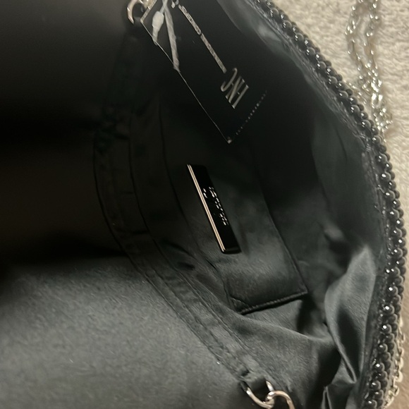 I.N.C. INTERNATIONAL CONCEPTS Prudence Shiny Mesh Clutch - Picture 6 of 7